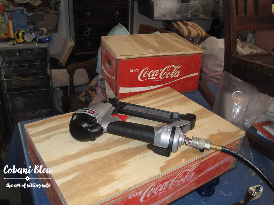 Attaching the Plywood to the Soda Crate