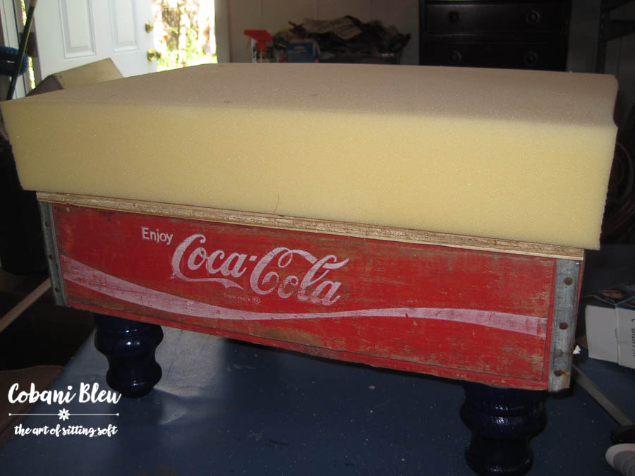 Foam for the Soda Crate Footstool