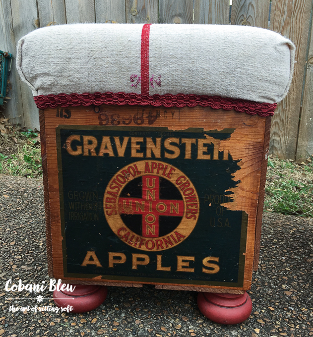 Upcycled Gravenstein Apple Crate