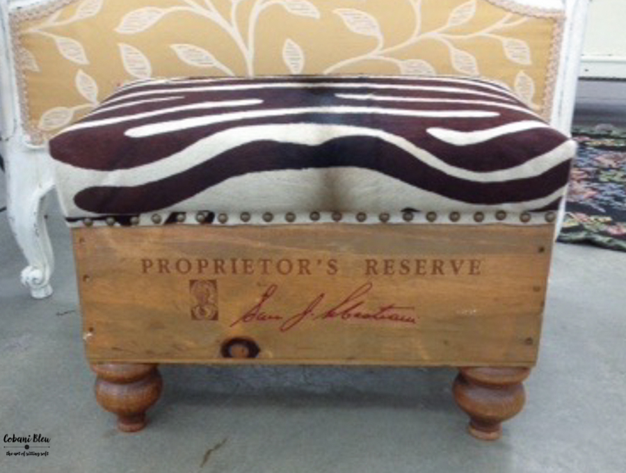 Wine Crate Stool