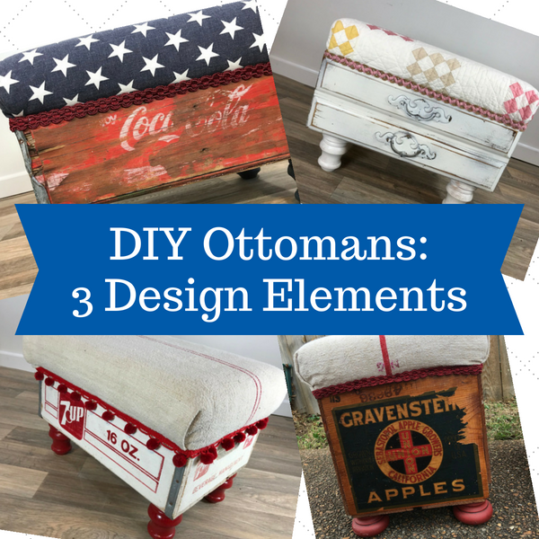 DIY Ottomans: 3 Design Elements