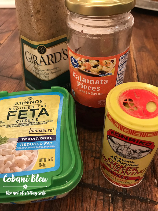 Greek-Style Shrimp Saute Ingredients