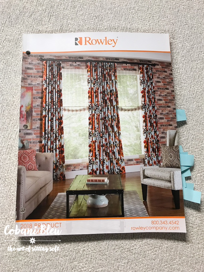 My Rowley catalog marked with tabs for all the new tools I want