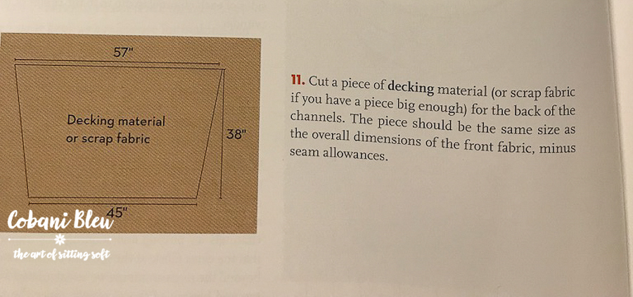 Dwayne's Channel Back Chair Directions for Backing