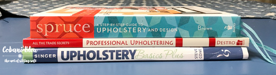 My Three Fav Upholstery Books